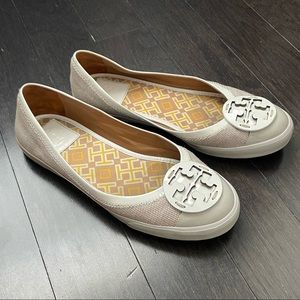 Tory Burch canvas flats shoes